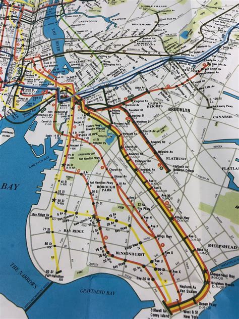 Vintage New York City Subway Map 1981 Original Not A Etsy
