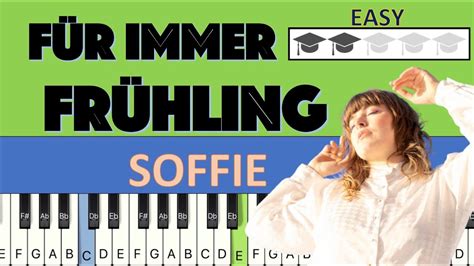 Soffie F R Immer Fr Hling Easy Piano Tutorial Youtube