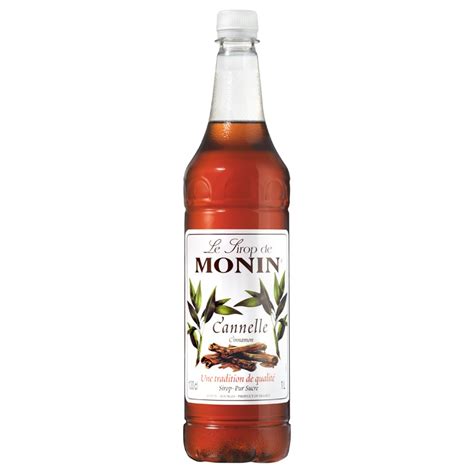 Monin Cinnamon Syrup 1 Litre Raw Food And Beverage Solutions