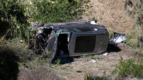 Golf News Cause Of Tiger Woods Car Crash Revealed Speeding