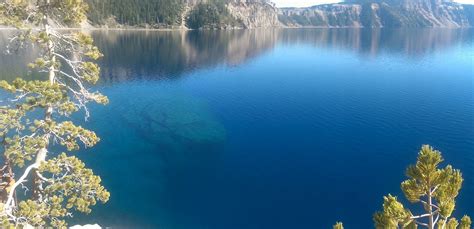 Crater lake, the deepest, clearest lake in America. (1943 ft. deep ...