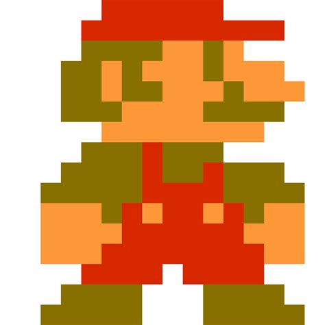 Mario Bros Png Pixel Free Logo Image