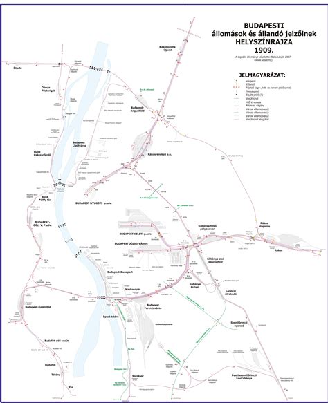 Magyarország vasúti személyszállítási térképe railway passenger transport map of hungary Vasúti térképek - Magyarország vasútállomásai és vasúti ...