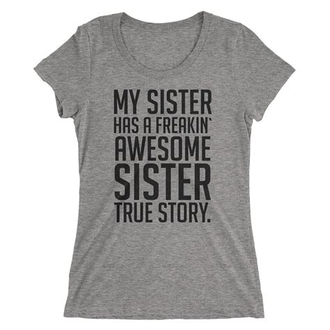 awesome sister tee shirtoopia