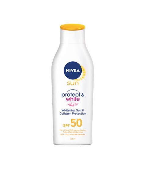 Nivea Sun Protect And White Body Lotion Spf50 125ml Rose Pharmacy