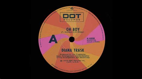 Diana Trask Oh Boy Original Stereo Youtube