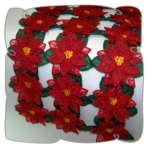 25 3d Poinsettia Machine Embroidery Designs Carrera San Miguel