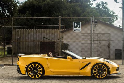 Pics Forgiato Widebody Corvette Stingray Convertible In Yellow