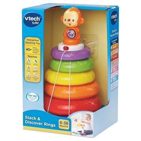 Vtech Baby Stack And Discover Rings Online Toys Australia