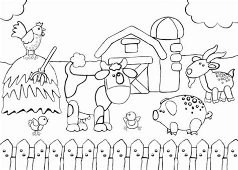 20 Free Printable Farm Coloring Pages