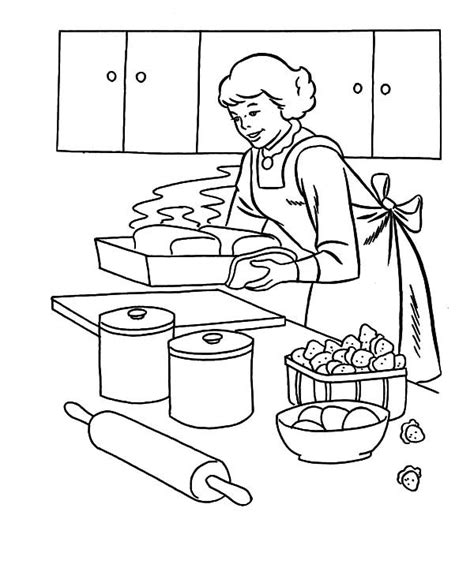 Some of the coloring page names are bread in package coloring best place to color, healthy bread coloring best place to color, explorer kids baked bread is ready coloring, cooking bread coloring best place to color, fresh bread on baking coloring best place to color, chef solus bakes fresh bread in the oven coloring, baking. My Mother Baking Cookies Coloring Pages | Best Place to Color