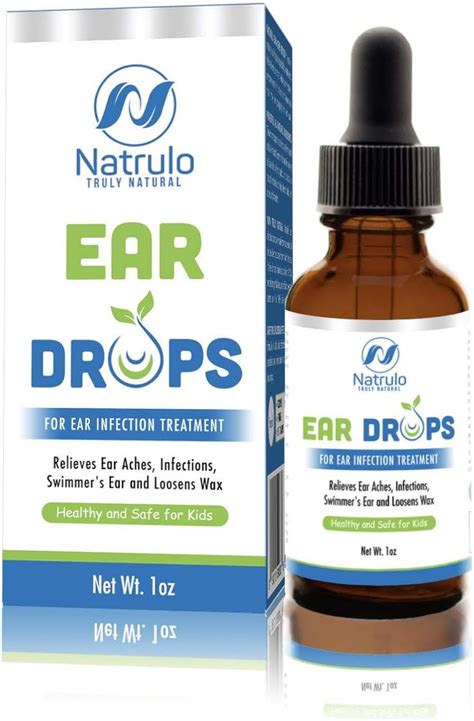 Buy Natrulo Natural Ear Drops For Ear Infection Treatment Homeopathic