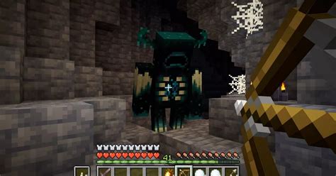 Minecraft Warden New Mob In Caves And Cliffs Update Gameplayerr