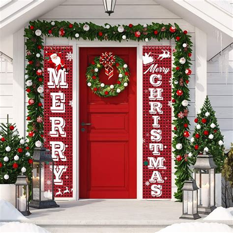 Merry Christmas Banner Christmas Decorations Outdoor Christmas Banner