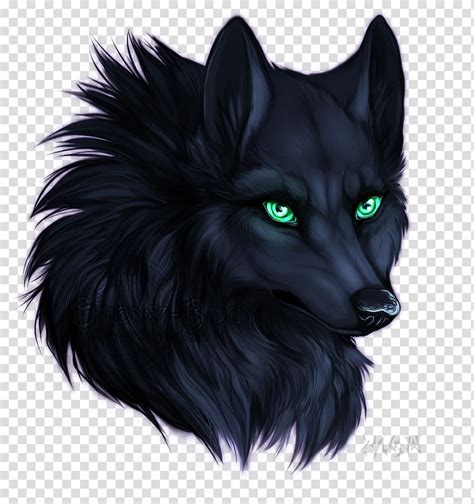 Black Wolf Drawing Dog Wolf Avatar Transparent Background Png