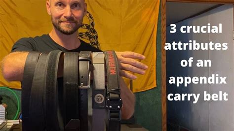 best belts for appendix carry