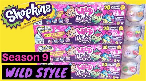 Shopkins Season 9 Wild Style 20 Mega Pack Toy Review Unboxing Newest