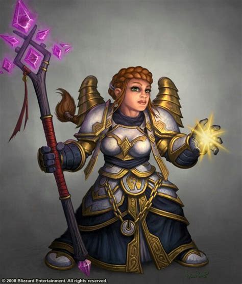 female dwarf cleric wizard or paladin female dwarf fantasy dwarf world of warcraft