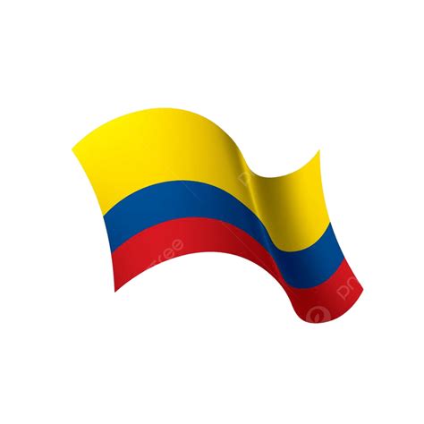 Colombia Flag Clipart Vector Colombia Flag Colombian Vector Banner