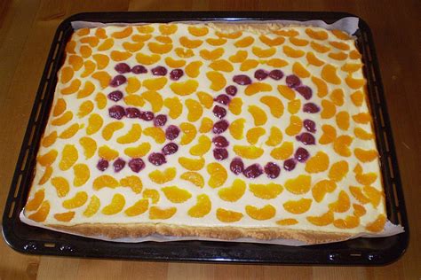 Quark Mandarinen Kuchen Vom Blech Rezepte Suchen