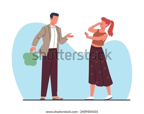 Shy Man Farts Front Girl Farting Stock Vector Royalty Free 2409504101 Shutterstock