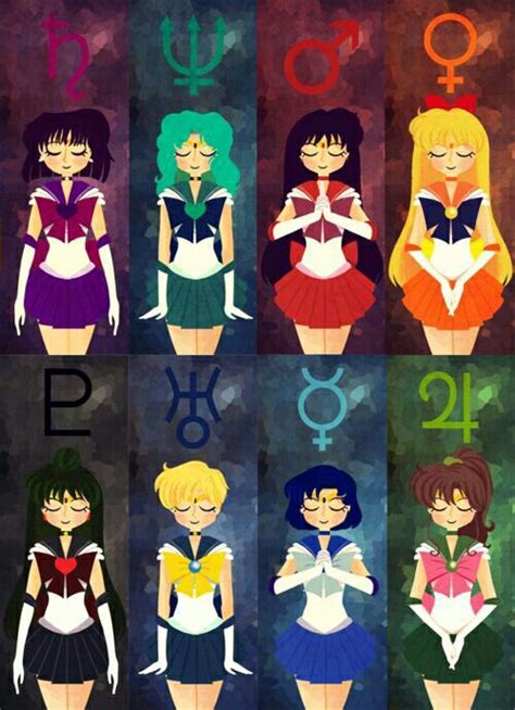Las Scouts Y Sus Símbolos Sailor Moon Fan Art Sailor Moon Character