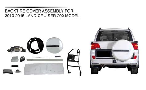 Toyota Landcruiser Lc200 Back Tire Cover Assembly Rear Wheel Design