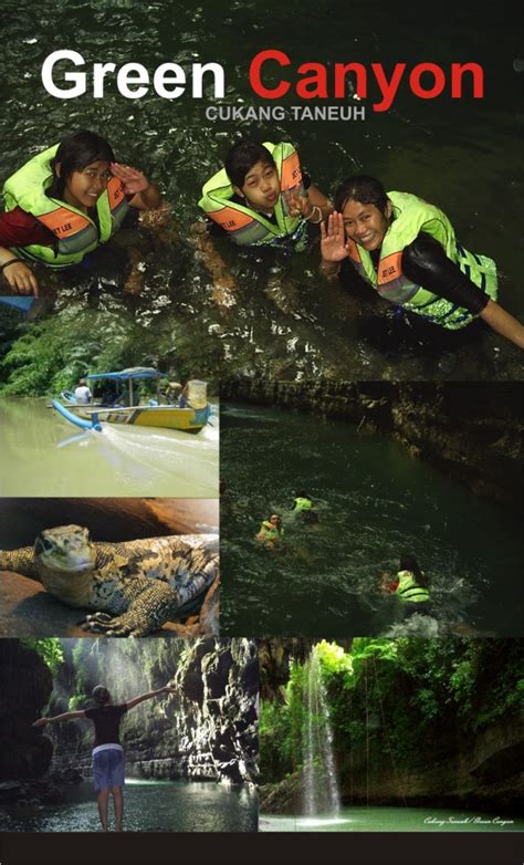Green Canyon At The Kertayasa Ciamis Indonesia Tourism