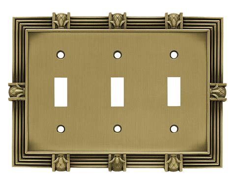 64477 Pineapple Triple Toggle Switch Wall Plateswitch Platecover