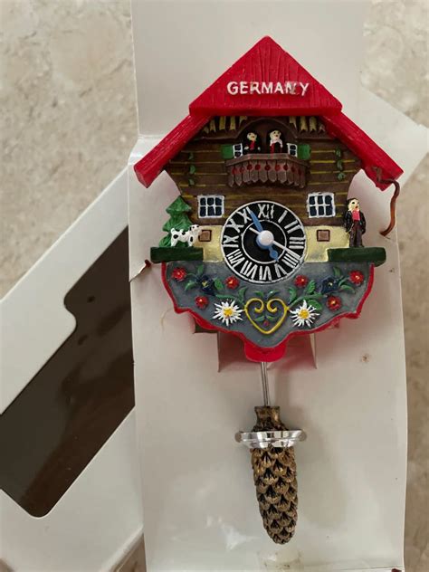 Intricate Mini Cuckoo Clock Fridge Magnet Hobbies And Toys Toys And Games