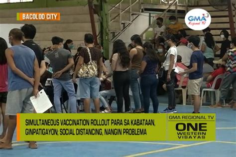One Western Visayas Simultaneous Vaccination Rollout Para Sa Kabataan