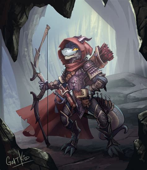 Blue Kobold Scout Inspiration 1 Character Art Fantasy Character