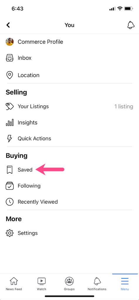 How To See Saved Items On Facebook Marketplace