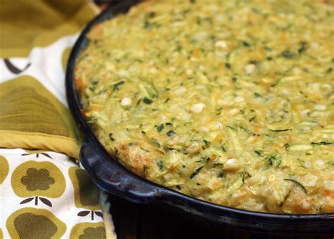 Recipes By Rachel Rappaport Old Fashioned Zucchini Corn Pie