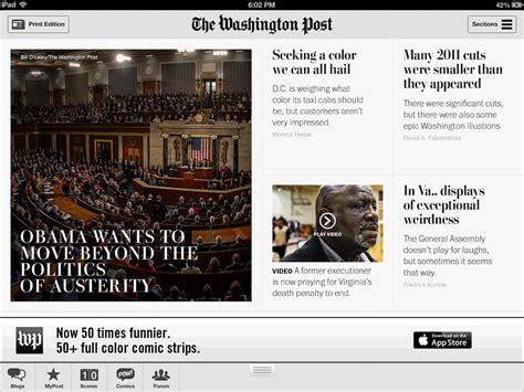 The All New Washington Post For Ipad The Washington Post
