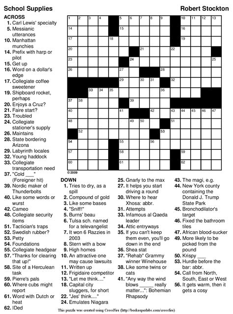 Enjoy these free easy printable crossword puzzles. Printable Crossword Puzzles Easy To Medium | Printable ...