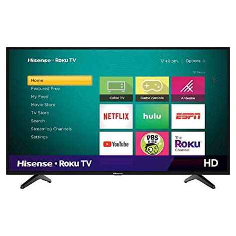 Hisense 32 Inch Class H4 Series Led Roku Smart Tv With Alexa