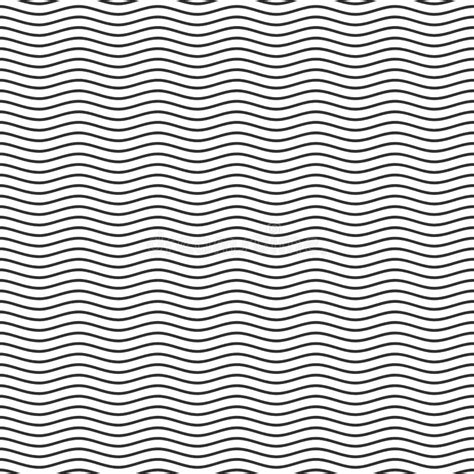 Black Wavy Line Seamless Pattern Stock Illustrations 17372 Black