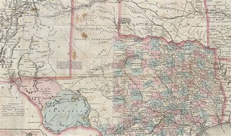 Rare 1853 Texas Map Found In Sheet Music Up For Auction