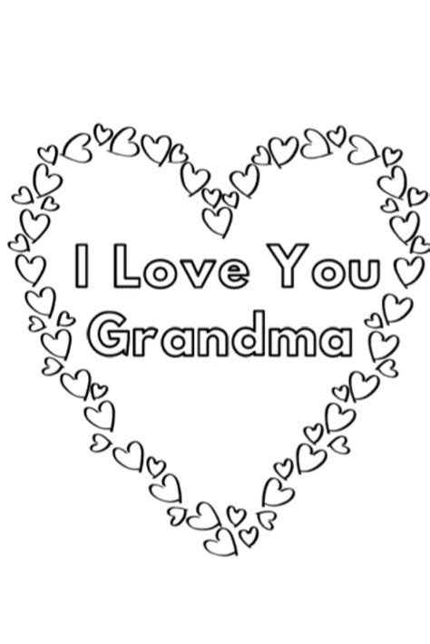 Free Printable Mothers Day Cards For Grandma To Color