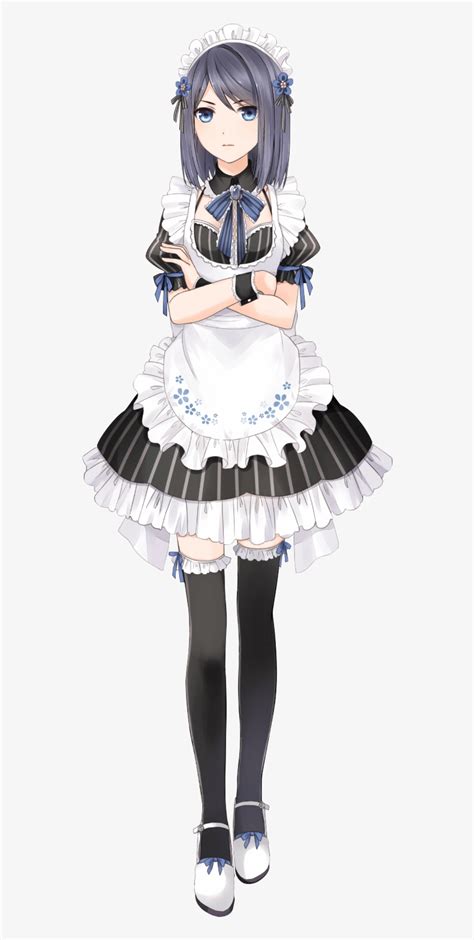 You Like Your New Job Heather Anime Girl Maid Dress Up 750x1600 Png