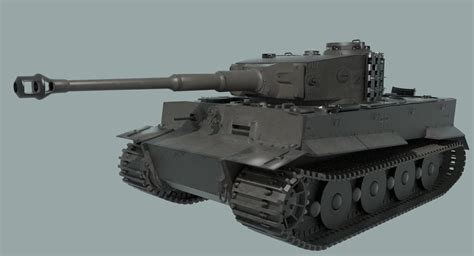 Tiger 1 Tank 3d Model Turbosquid 1555661