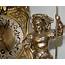 Antique German Brass Figural Mantel Clock  Viktorijas Antiques