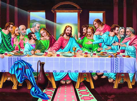 Last Supper Painting By Patrick Hoenderkamp Pixels