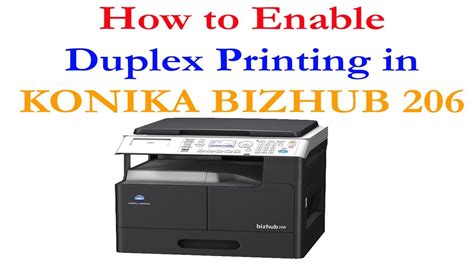 The konica minolta bizhub 211 have a compact design and small footprint of the interior design, paper and electronic sorting kidobótálcának due. Bizhub 206 Driver : Konica Minolta Bizhub 367 Printer ...