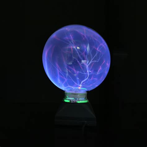 The technowright 109.193 views3 years ago. Magic Black Light for child gift Base Glass Plasma Ball Sphere Lightning Party Lamp Light 6/8 ...