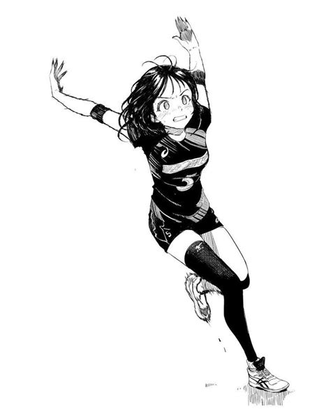 Volleyball 배구도 그리는 재미가있어요 Doodle Anime Poses Reference Manga Art Character Art