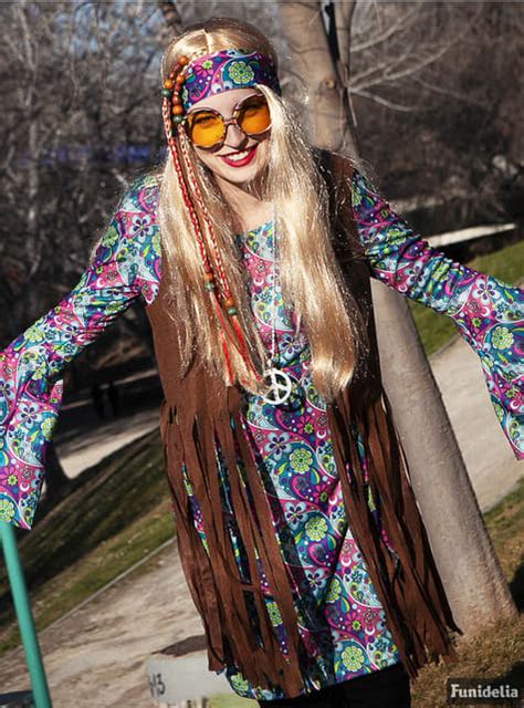 Disfraz De Hippie Para Mujer Have Fun Funidelia