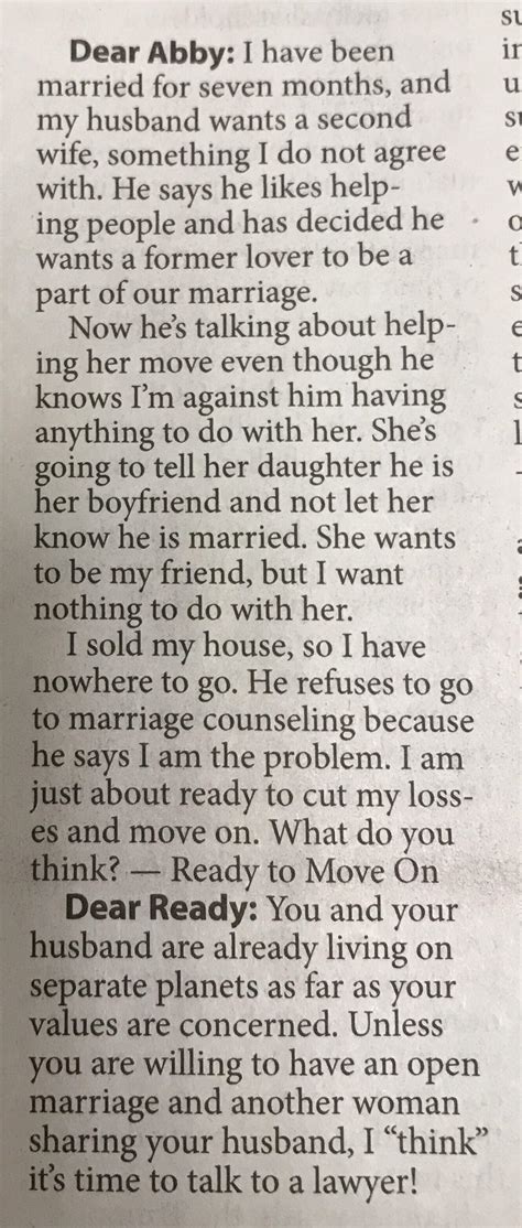 48 best Dear Abby images on Pholder | Lgbt, Forwardsfromgrandma and