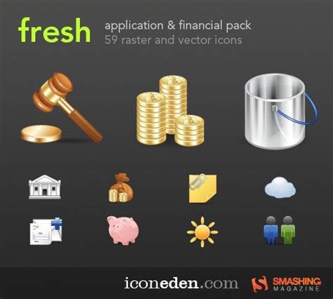 Finance And Applications A Free Icon Set From
